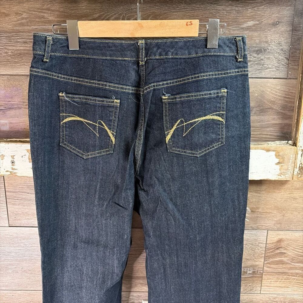 Appleseed’s Women’s Size 12 Dark Wash Straight-Leg Classic Denim Jeans